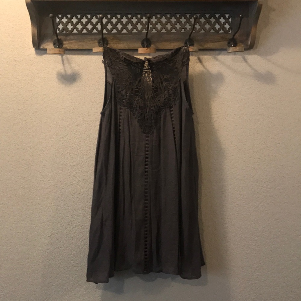 NEVER WORN. Grey dress. Large.